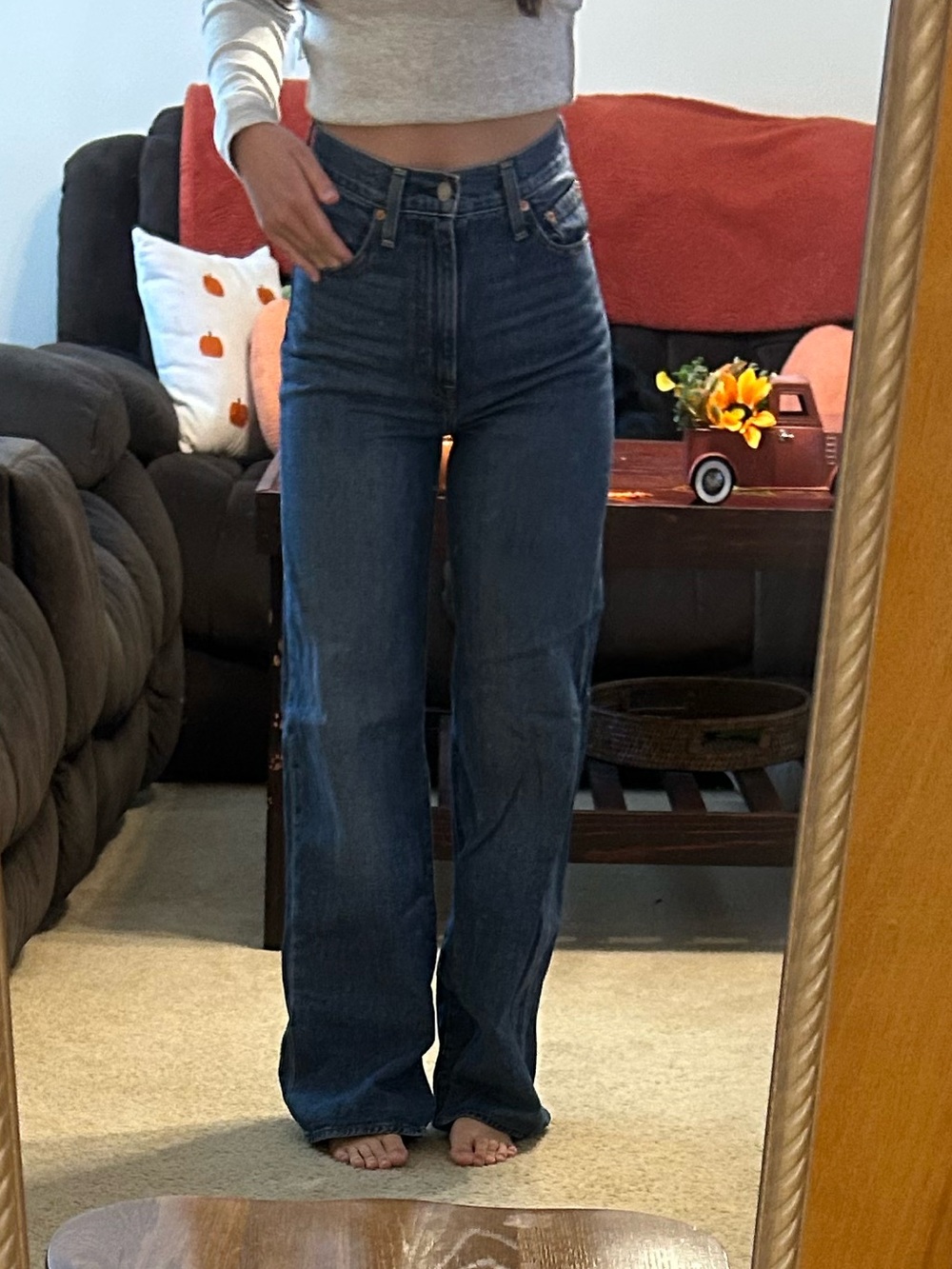 Levi's Ribcage Wide Leg Jeans Size 26x32